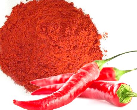Paprika und rotes Chilipulver