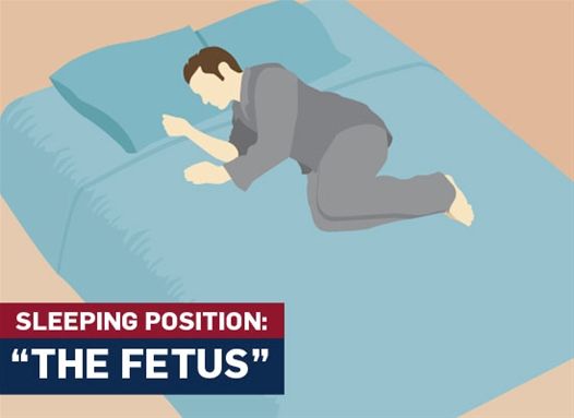 Was kann die Schlafposition eines Menschen über ihn aussagen?