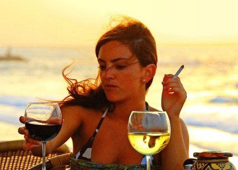 Es wurden Länder genannt, in denen Frauen mehr rauchen als Männer